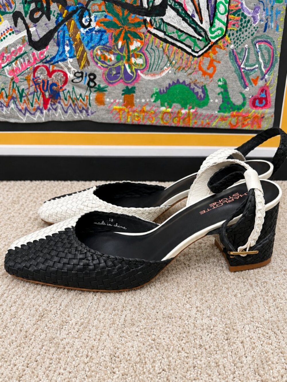 Charlotte Stone Toni Tux Heel Sz: 13 - Picture 4 of 7